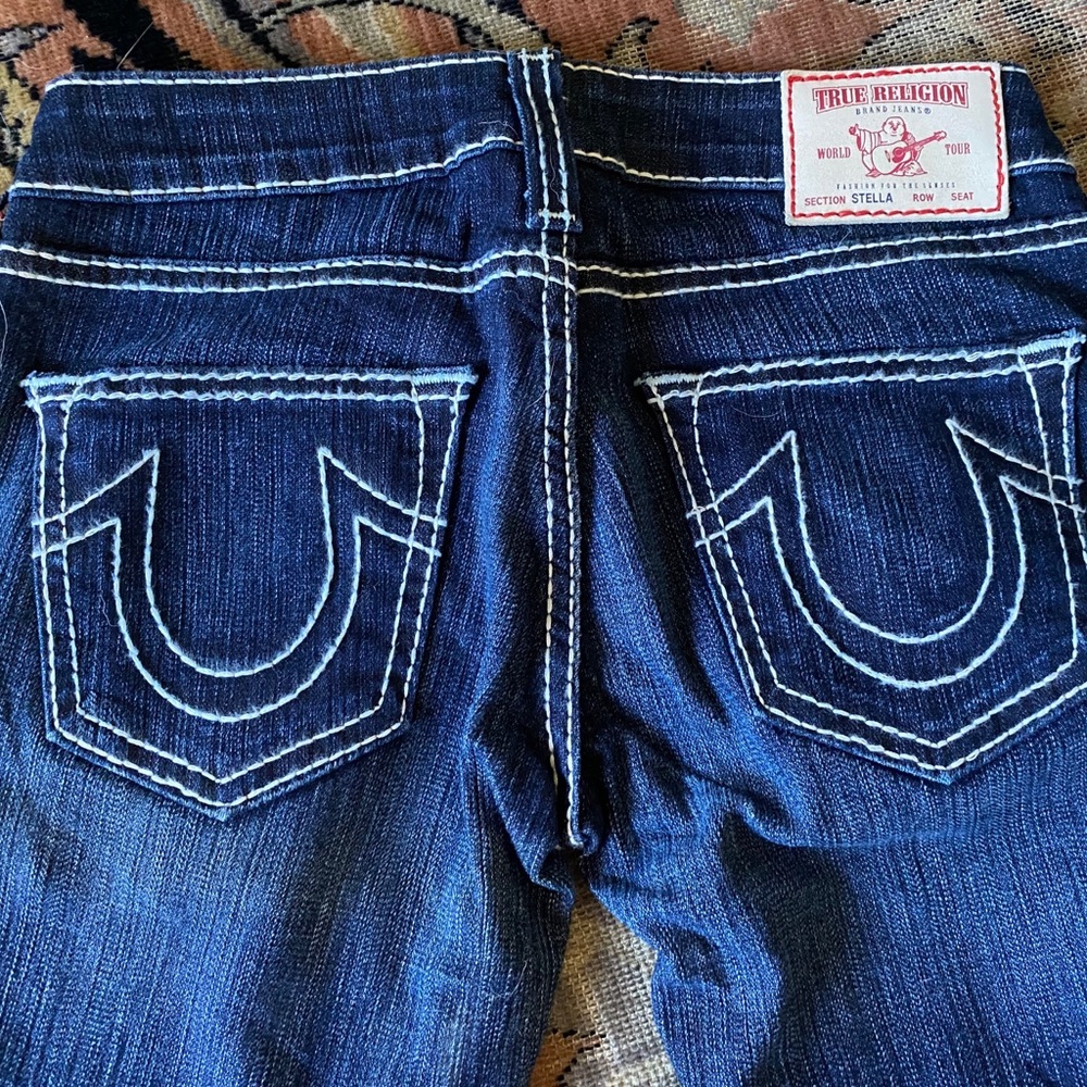 Dark wash size 23 true Religion jeans
